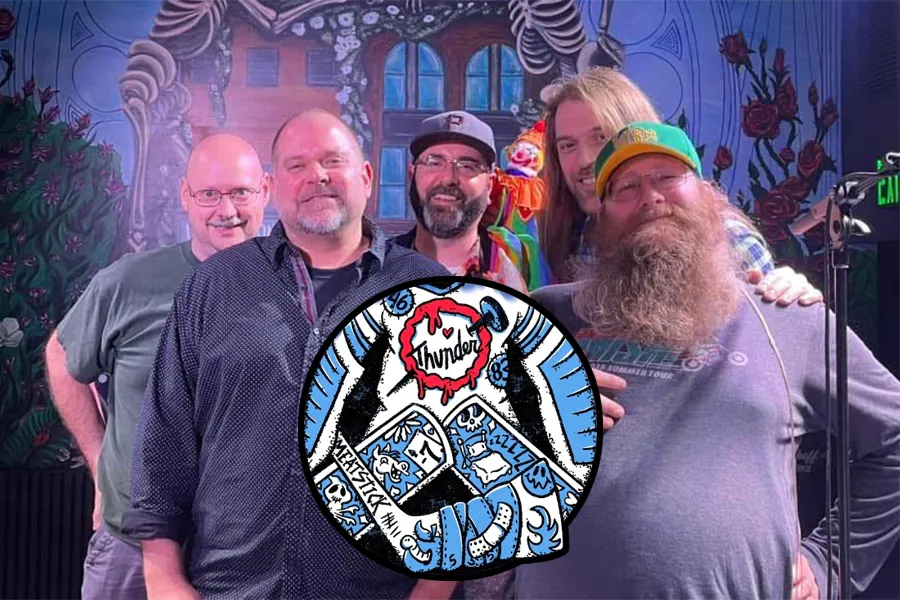 Thunder in a Circle Band with Logo